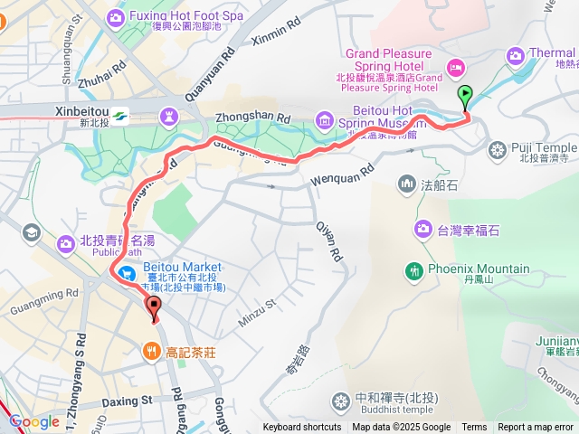 地熱谷-北投中繼市場