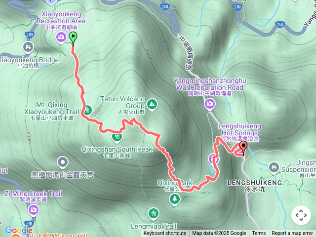 小油坑到冷水坑七星山七星山東峰