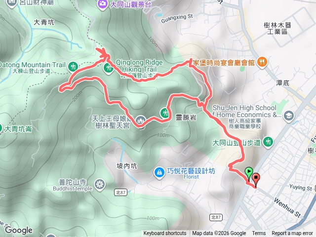 樹林大同山青龍嶺