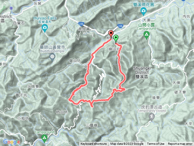 淡蘭中路 - 崩山坑、中坑古道 O 型