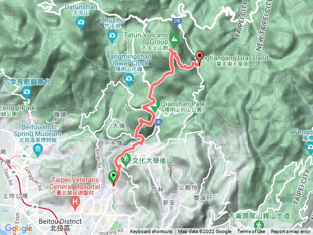 天母水管登山口～冷水坑
