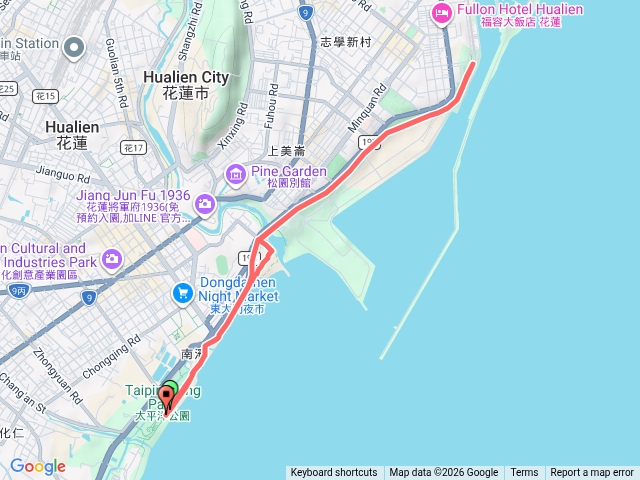 記者會太平洋公園任務路線預覽圖