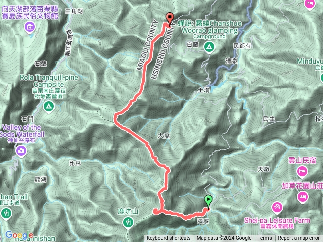 五峰天際線（南比大鳥）尤命神木_大鹿林道上預覽圖