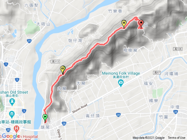 旗靈縱走，冬天