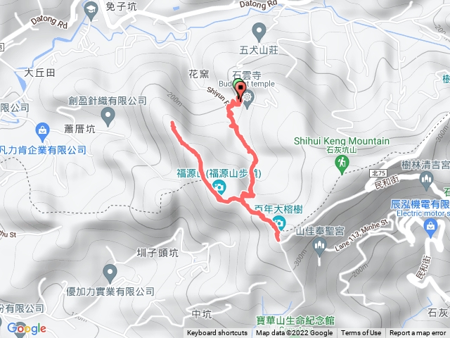 石雲森林步道 鶯歌福源山 百年大榕樹