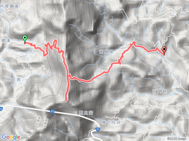 安通越嶺道、安通越山