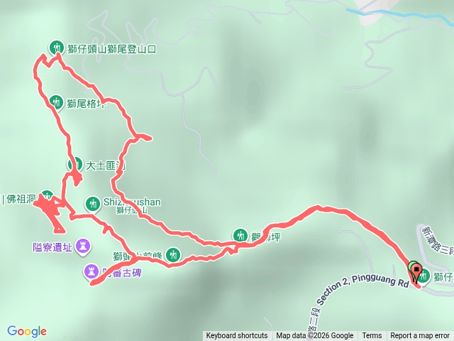 2026/04/26 新北新店 獅仔頭山O繞預覽圖