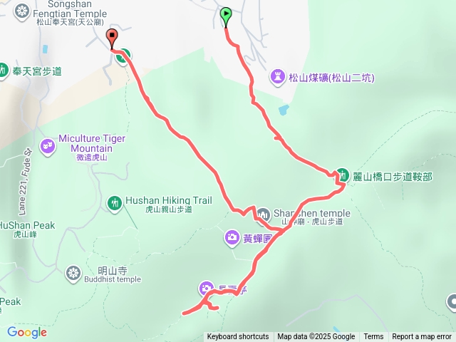 北興宮到福德山莊