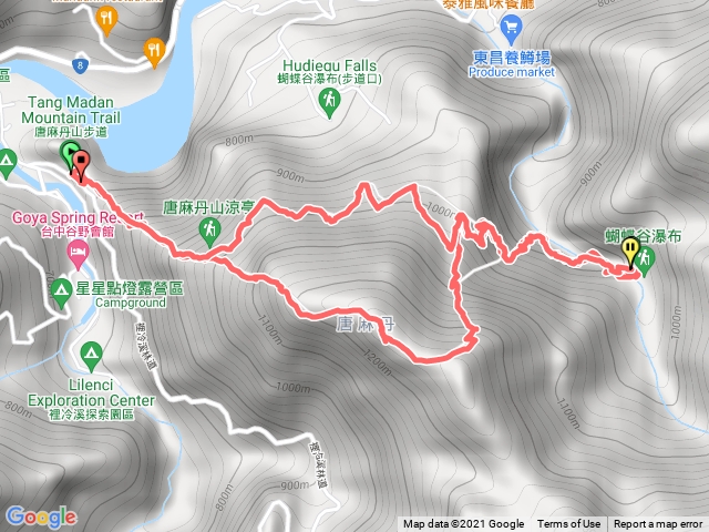 唐麻丹山+蝴蝶谷，裡冷登山口