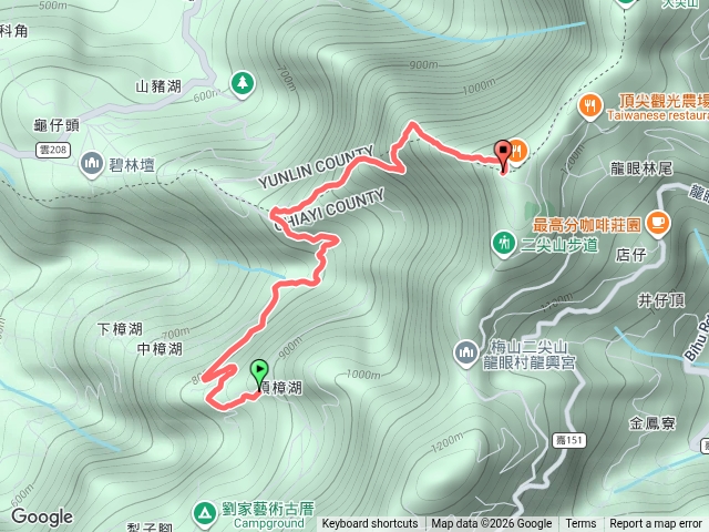 三和宮、龜仔頭、二尖山，單趟預覽圖