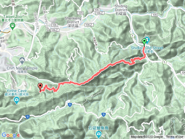 20201226石碇國小-摸乳巷-筆架連峰出指南路小天空步道附近