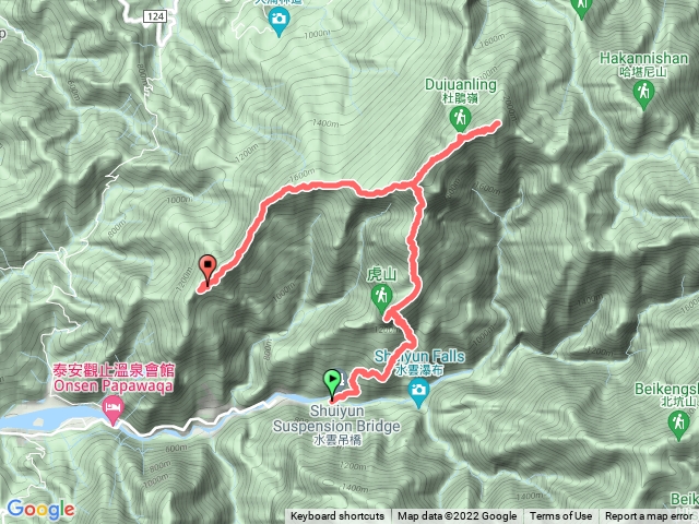 虎山-加里山-騰龍山縱走