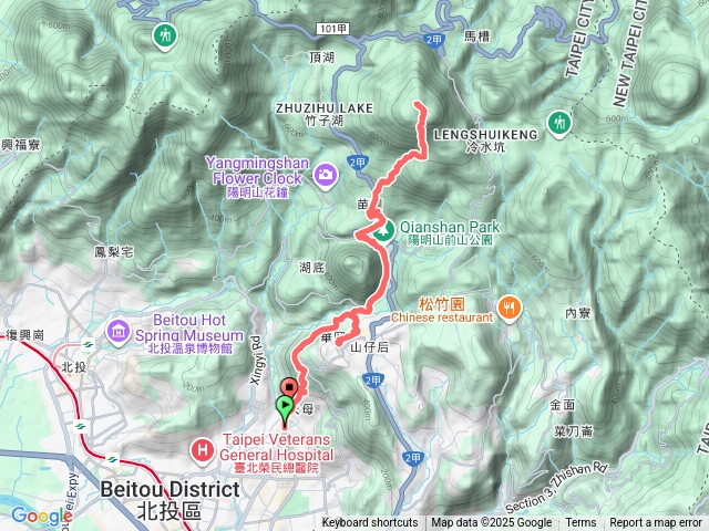 天母七星山來回