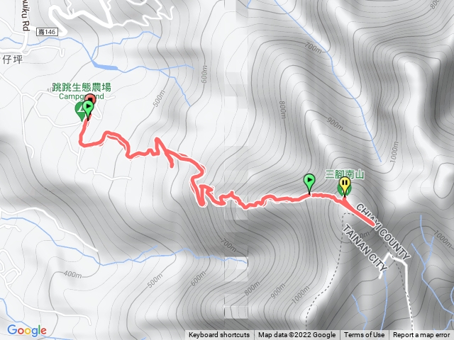 三腳南山步道gpx