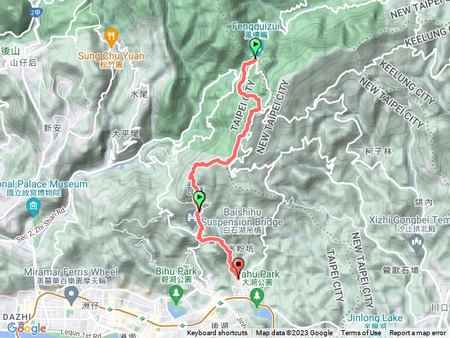 2023年臺北大縱走：尋寶任務臺北大縱走第四段：風櫃口至中華科技大學202304041821