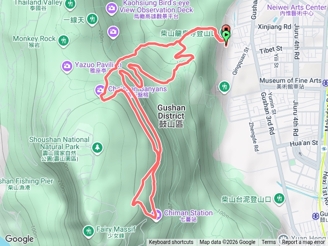 柴山登山步道北南好漢坡