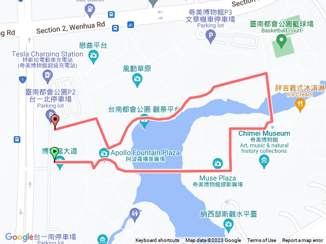 臺南都會公園(奇美博物館)