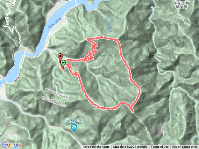 南坑山-百志興保山O型縱走