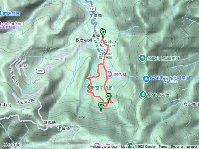 溪頭巨石步道