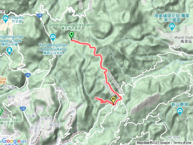 擎天崗 石梯嶺 杏林山 頂山 風櫃口 頂山社區