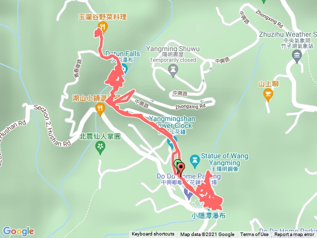 大屯瀑布-青春嶺-小隱潭瀑布