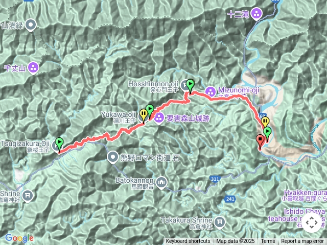 熊野古道中邊路D3繼櫻王子-大齋原