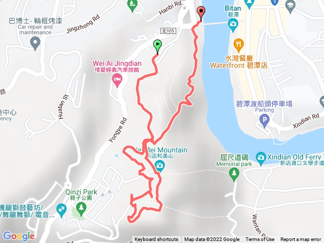 和美山步道綠線上山