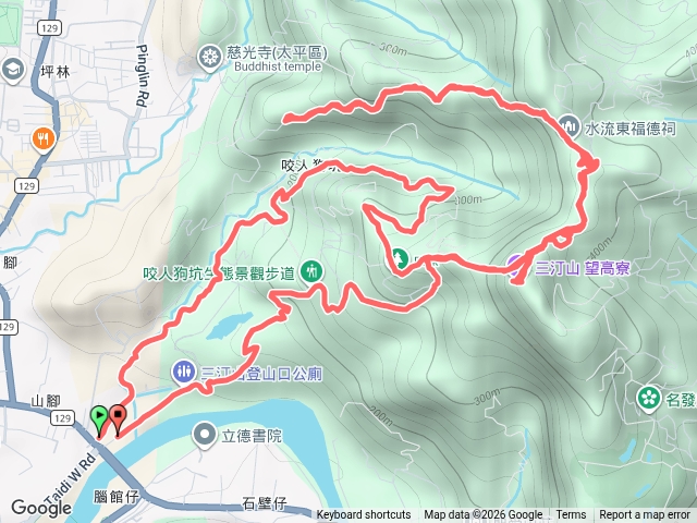 小百岳三汀山-二進二出