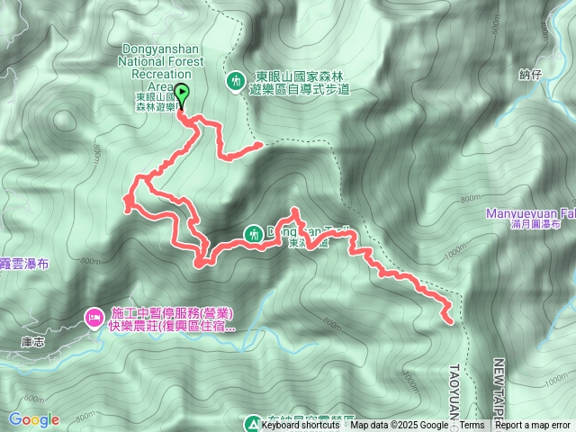 東眼山、親子峰、東滿步道