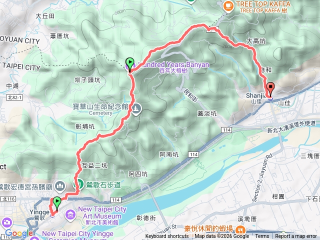 鶯歌石步道光明山稜線步道預覽圖