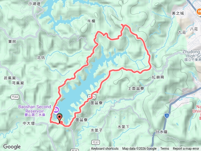 寶山二號水庫環狀步道