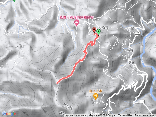 鵝公髻山第一登山口