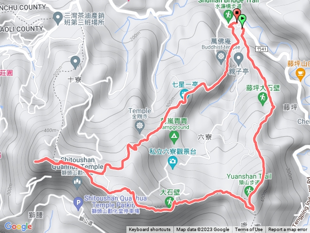 猿山、獅頭山連走