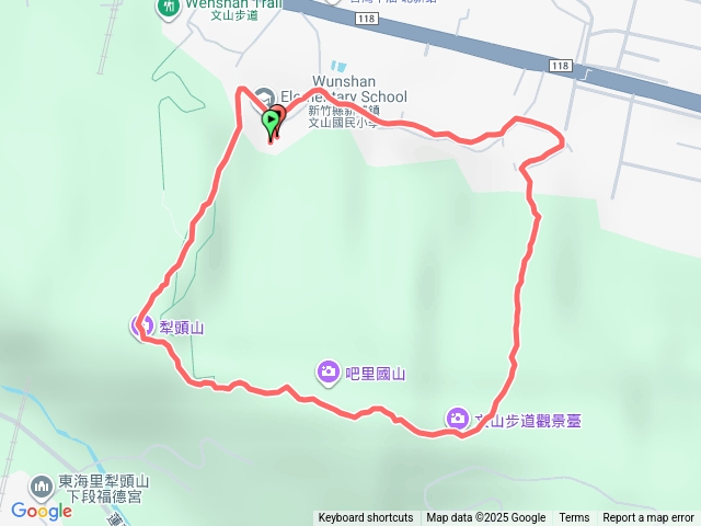 犁頭山、文山步道20250830