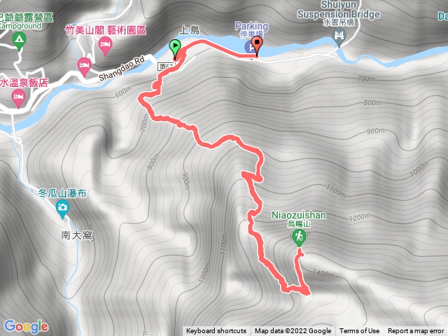 上島山鳥嘴山來回