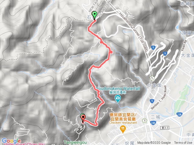跑馬古道南口到北口