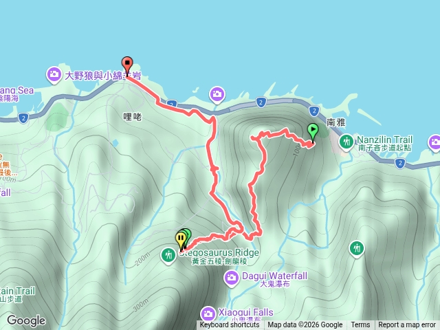 劍龍陵錯誤路線（請好好看一下其他人的路線圖）