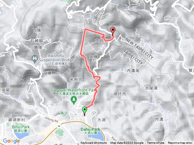 內湖十連峰一半