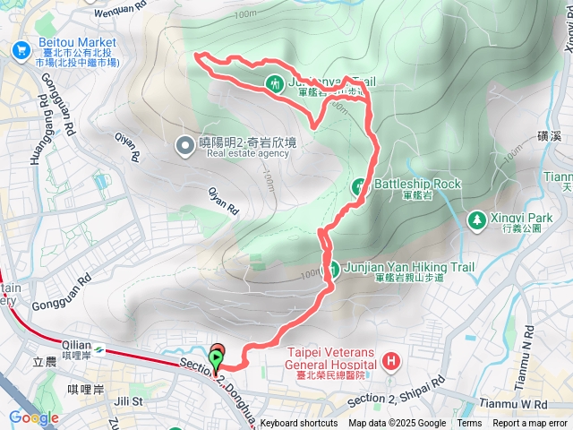 軍艦岩親山步道