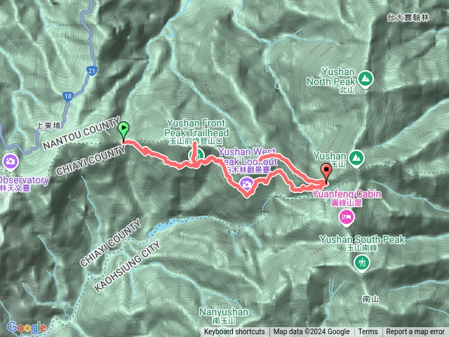 玉山前五峰Day1 玉山前峰 西峰預覽圖