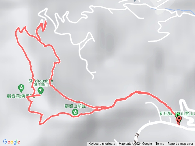 獅仔頭步道O型路線