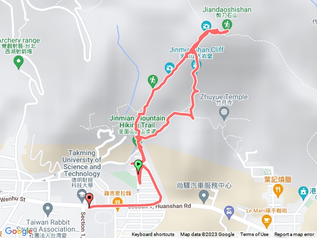 台北－臺灣百大必訪步道金面山親山步道202307031132