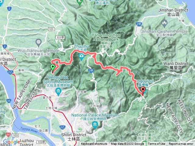 陽明山西進東出十連峰