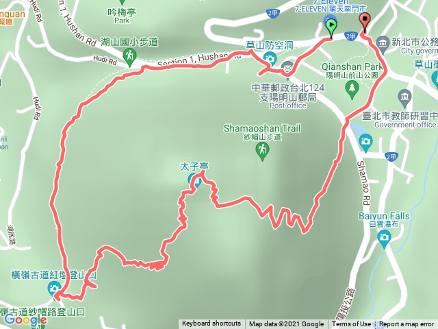 橫嶺古道紗帽山O型