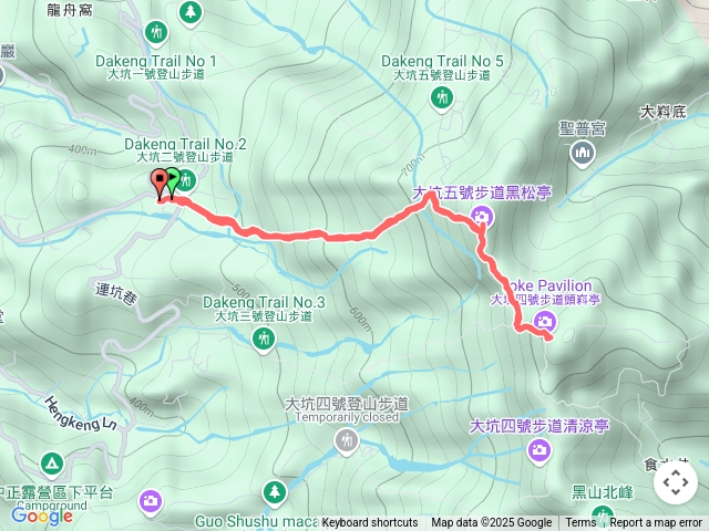 2號步道上頭嵙山小百岳