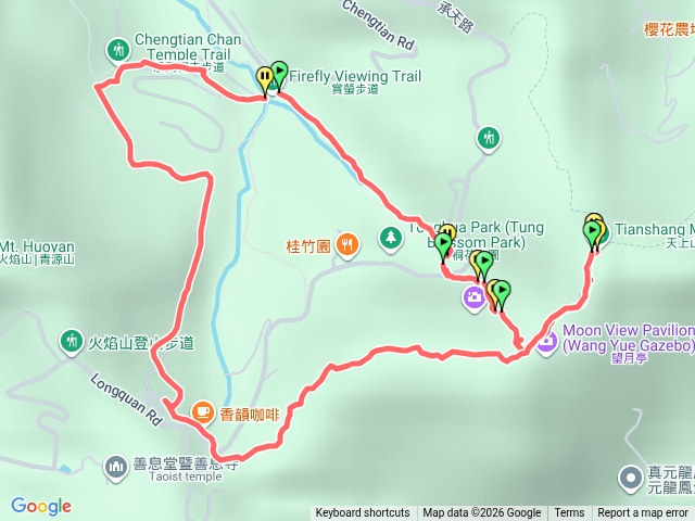 土城區賞螢步道、天上山、三粒半、茶香步道預覽圖