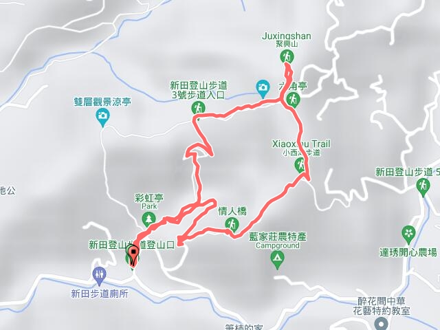新田登山步道-聚興山