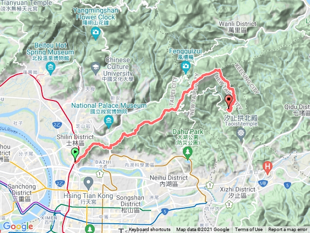 劍潭to新山夢湖to柯子林
