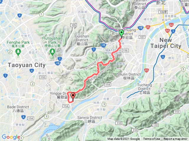 大棟山縱走 樹林多福步道→鶯歌長壽步道