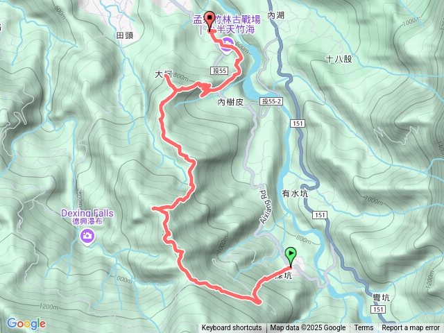 鹿谷小半天七連峰